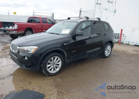 2017 BMW X3 xDrive28I из США, поврежденный, VIN 5UXWX9C53H0D98156